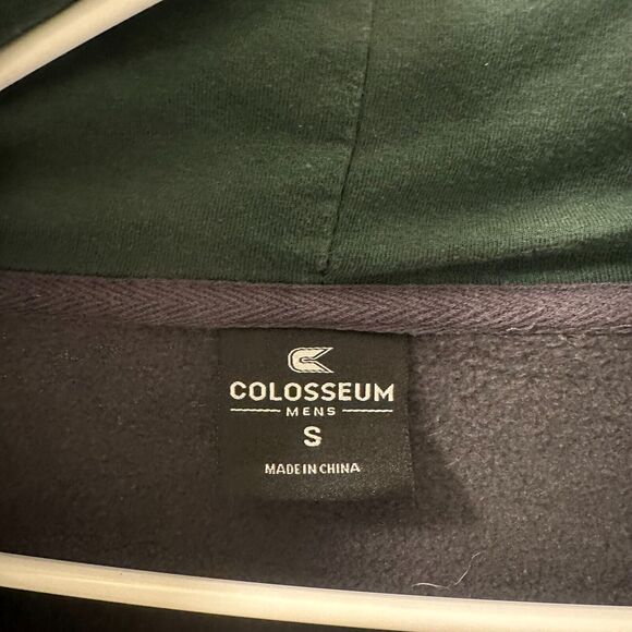 Colosseum Michigan State Univ Spartans Jacket Hoodie Men's Small Full Zip Gray - Picture 4 of 4